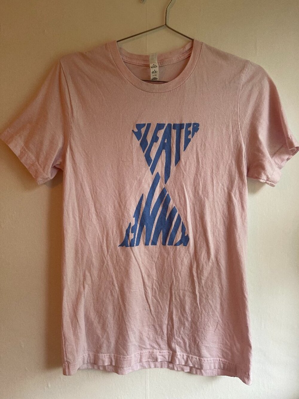 Sleater Kinney Pink and Blue T-Shirt - Unisex / Men's M (Punk, Riot Girl)